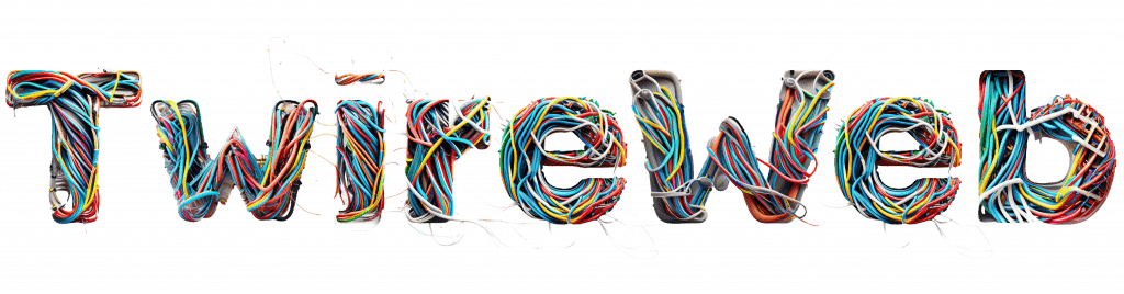 Logo Twireweb, enroulé de cables